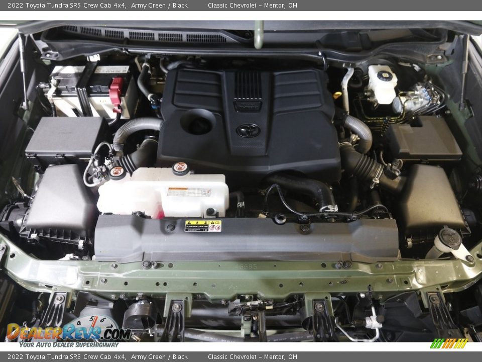 2022 Toyota Tundra SR5 Crew Cab 4x4 3.4 Liter i-Force Twin-Turbocharged DOHC 24-Valve VVT-i V6 Engine Photo #23