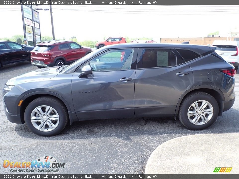 2021 Chevrolet Blazer LT AWD Iron Gray Metallic / Jet Black Photo #7