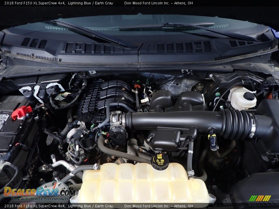 2018 Ford F150 XL SuperCrew 4x4 3.3 Liter DOHC 24-Valve Ti-VCT V6 Engine Photo #7