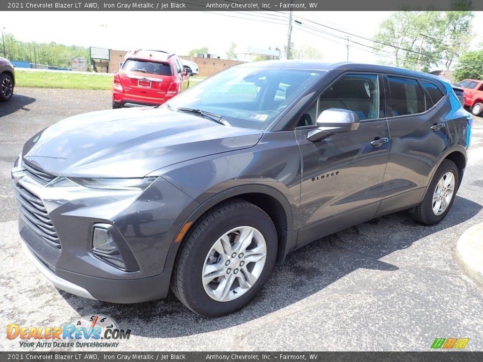 2021 Chevrolet Blazer LT AWD Iron Gray Metallic / Jet Black Photo #8