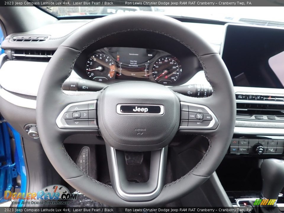 2023 Jeep Compass Latitude Lux 4x4 Laser Blue Pearl / Black Photo #19