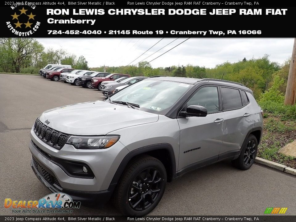 2023 Jeep Compass Altitude 4x4 Billet Silver Metallic / Black Photo #1