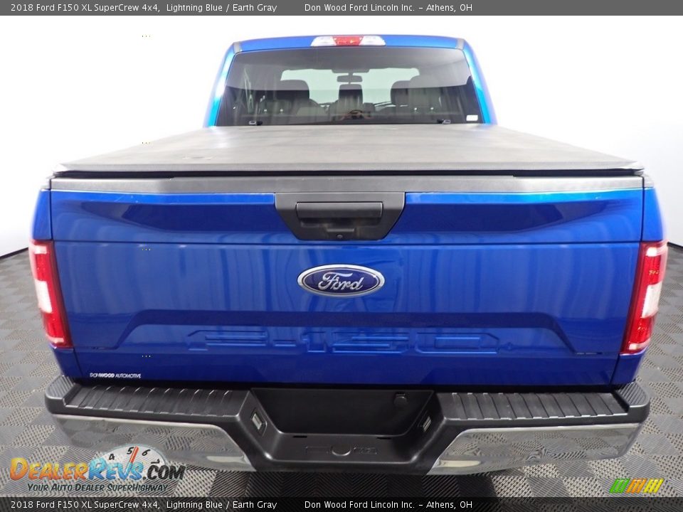2018 Ford F150 XL SuperCrew 4x4 Lightning Blue / Earth Gray Photo #13