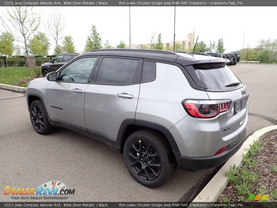 2023 Jeep Compass Altitude 4x4 Billet Silver Metallic / Black Photo #3