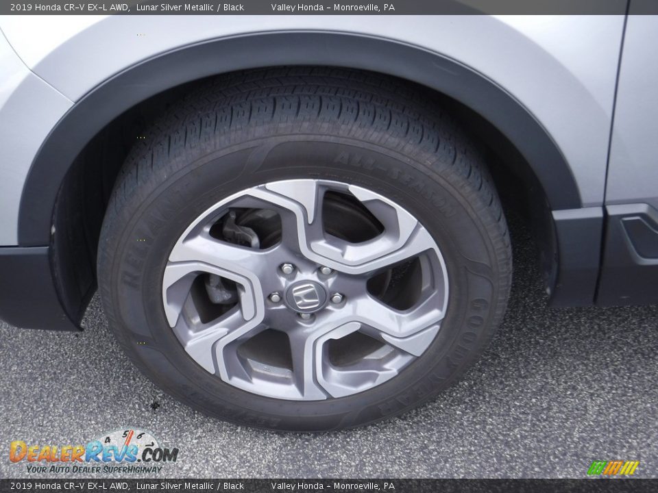 2019 Honda CR-V EX-L AWD Lunar Silver Metallic / Black Photo #4