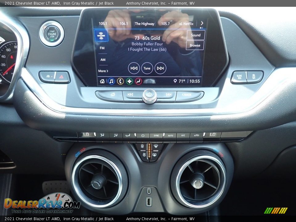 2021 Chevrolet Blazer LT AWD Iron Gray Metallic / Jet Black Photo #19