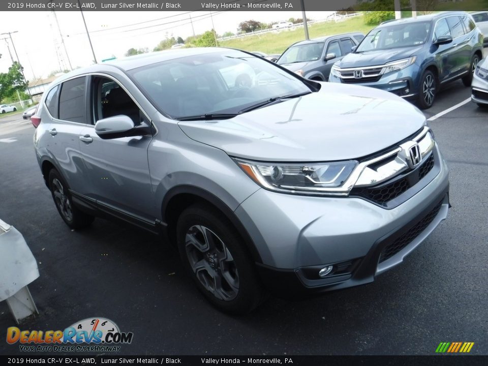 2019 Honda CR-V EX-L AWD Lunar Silver Metallic / Black Photo #6