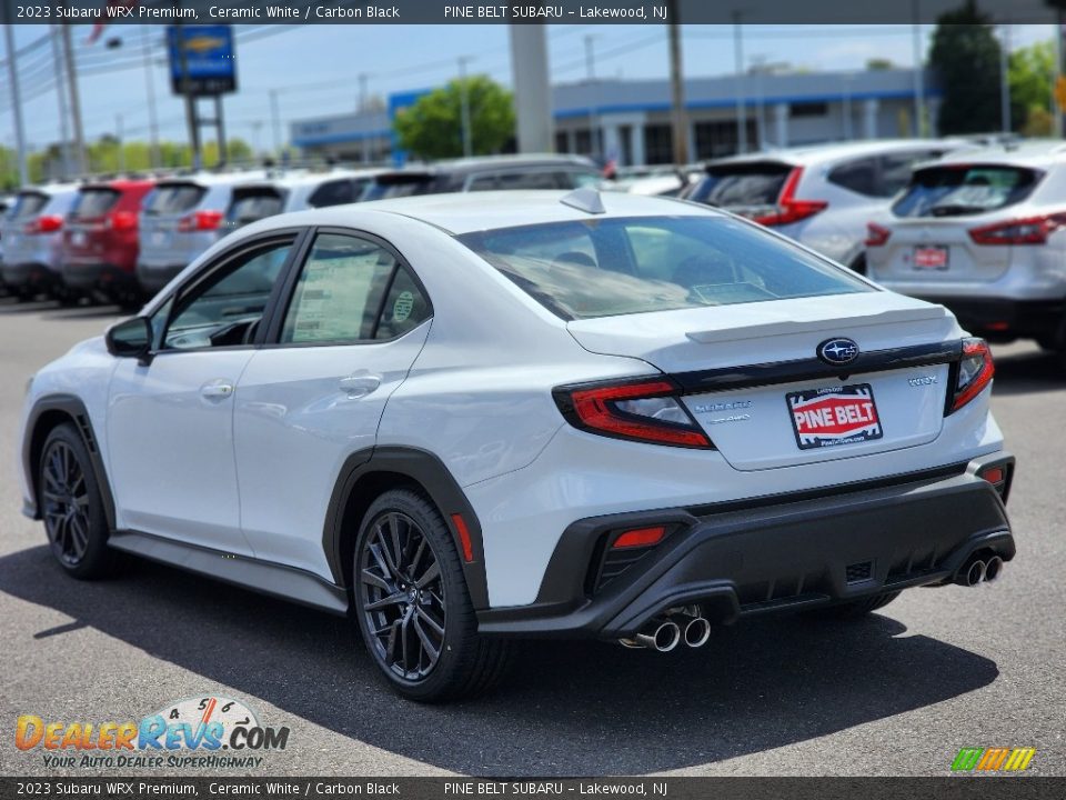 2023 Subaru WRX Premium Ceramic White / Carbon Black Photo #4