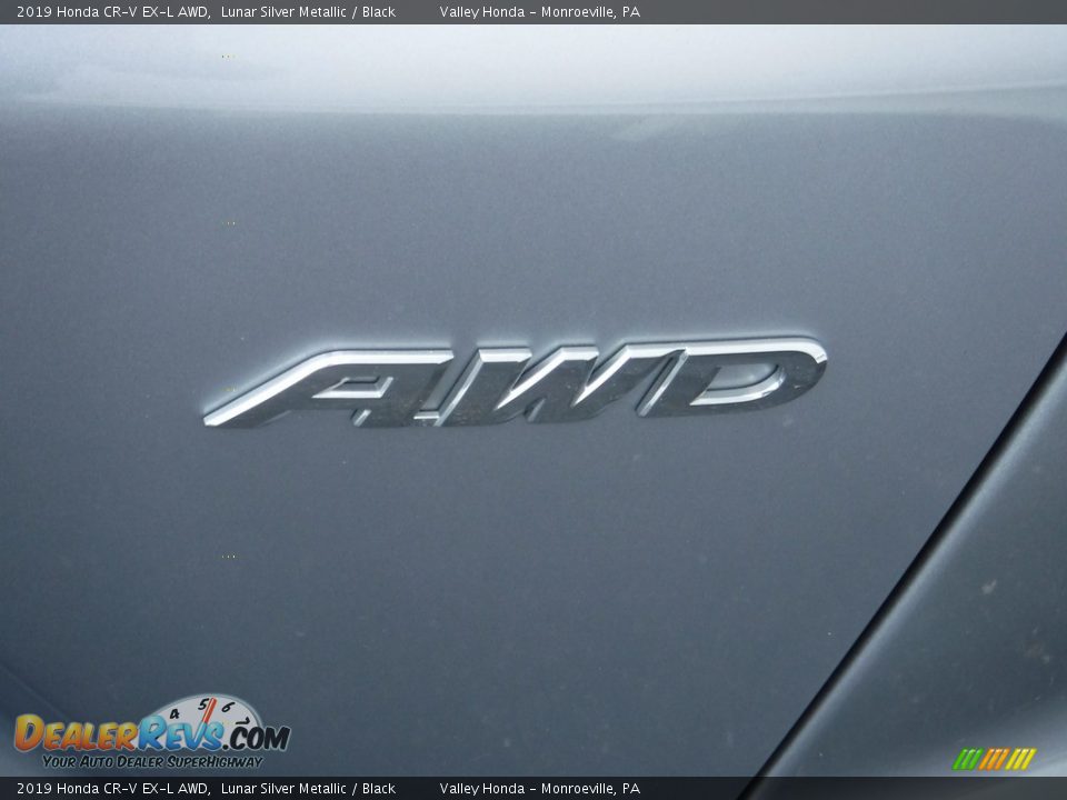 2019 Honda CR-V EX-L AWD Lunar Silver Metallic / Black Photo #8