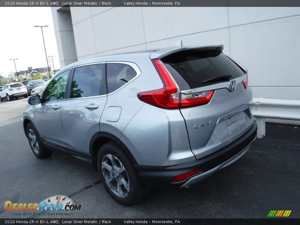 2019 Honda CR-V EX-L AWD Lunar Silver Metallic / Black Photo #10