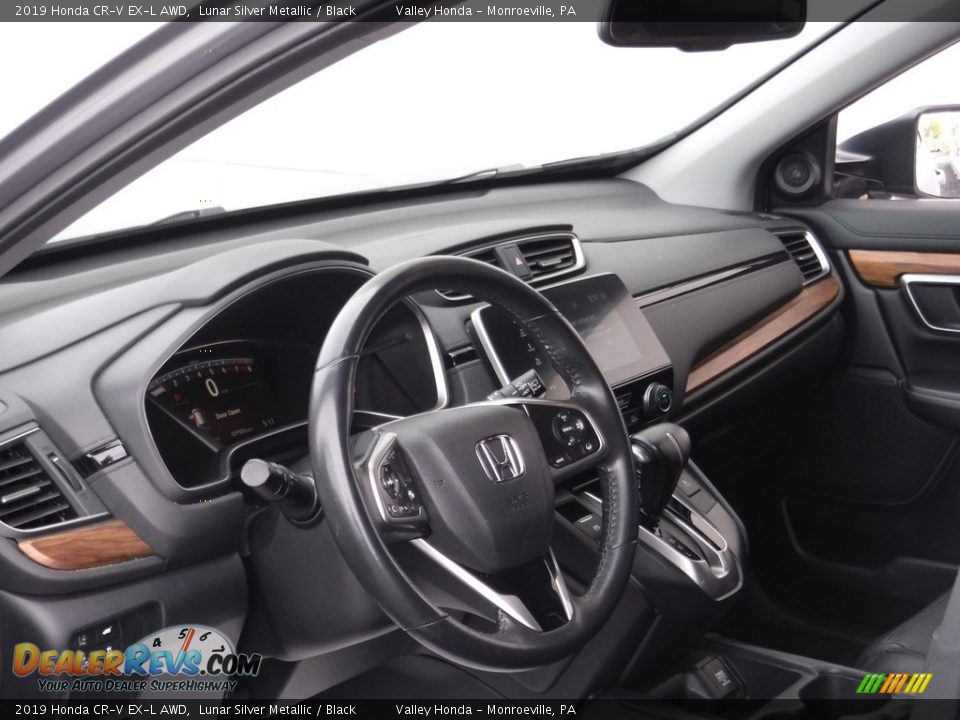 2019 Honda CR-V EX-L AWD Lunar Silver Metallic / Black Photo #12