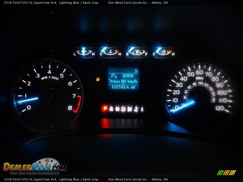 2018 Ford F150 XL SuperCrew 4x4 Gauges Photo #26