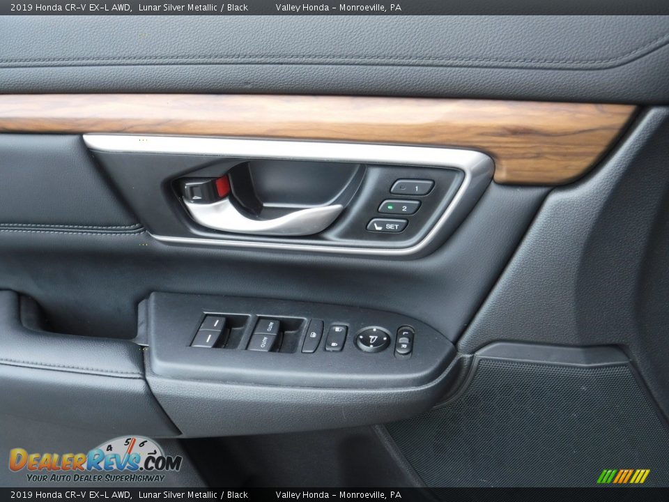 2019 Honda CR-V EX-L AWD Lunar Silver Metallic / Black Photo #14