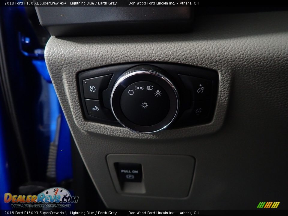 2018 Ford F150 XL SuperCrew 4x4 Lightning Blue / Earth Gray Photo #29