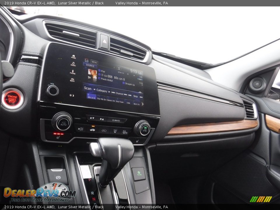 2019 Honda CR-V EX-L AWD Lunar Silver Metallic / Black Photo #20