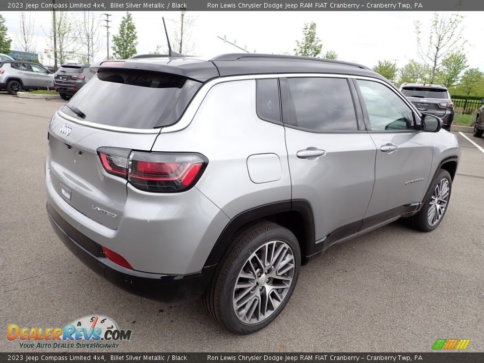 2023 Jeep Compass Limited 4x4 Billet Silver Metallic / Black Photo #5