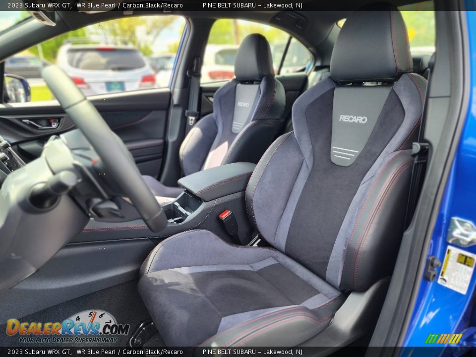 2023 Subaru WRX GT WR Blue Pearl / Carbon Black/Recaro Photo #12