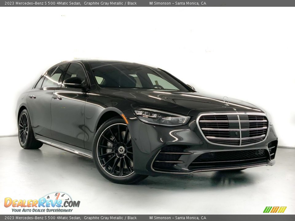 2023 Mercedes-Benz S 500 4Matic Sedan Graphite Gray Metallic / Black Photo #2