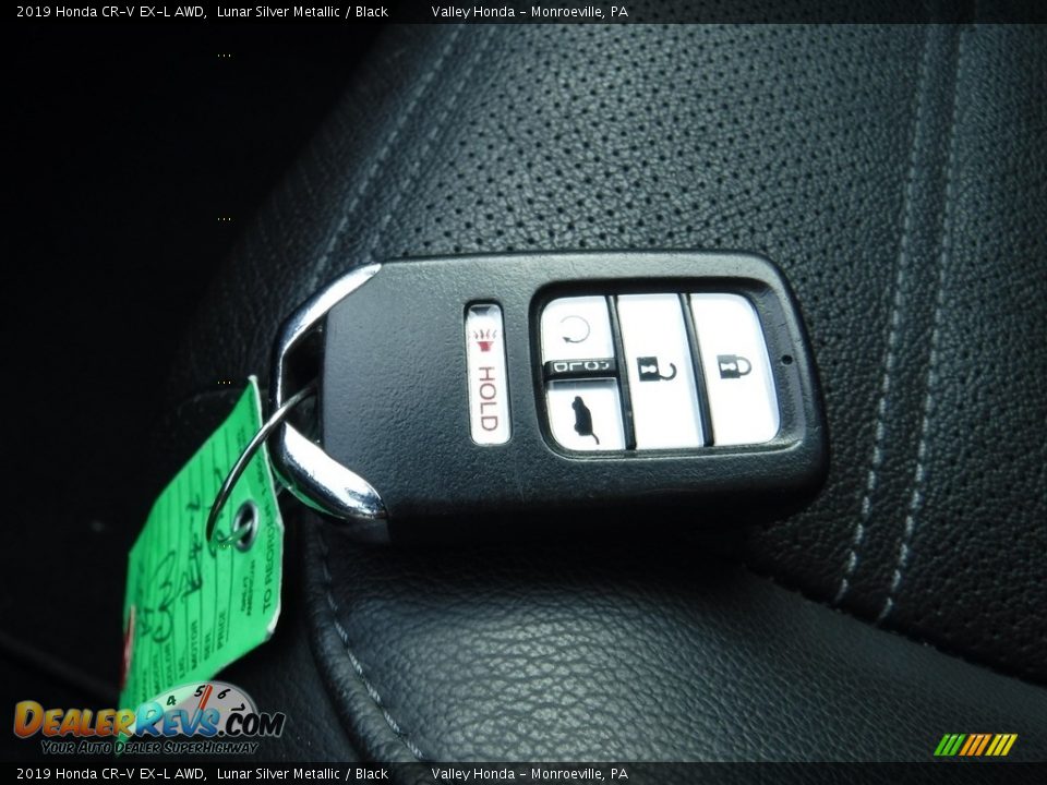 2019 Honda CR-V EX-L AWD Lunar Silver Metallic / Black Photo #30