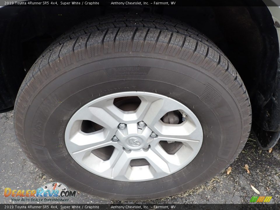 2019 Toyota 4Runner SR5 4x4 Super White / Graphite Photo #5