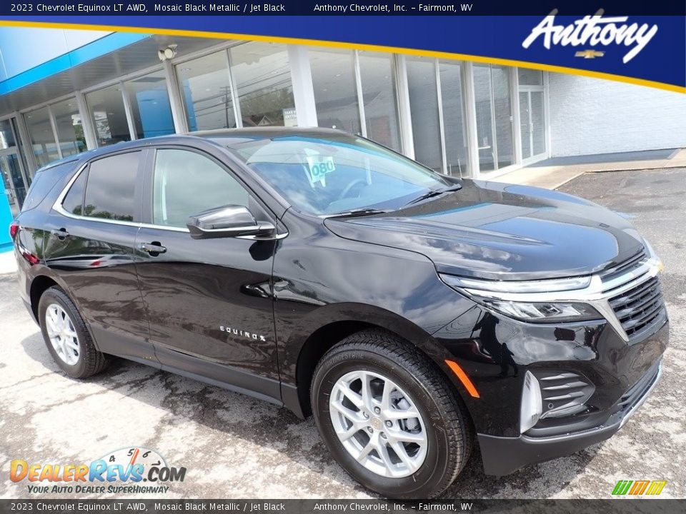 2023 Chevrolet Equinox LT AWD Mosaic Black Metallic / Jet Black Photo #1