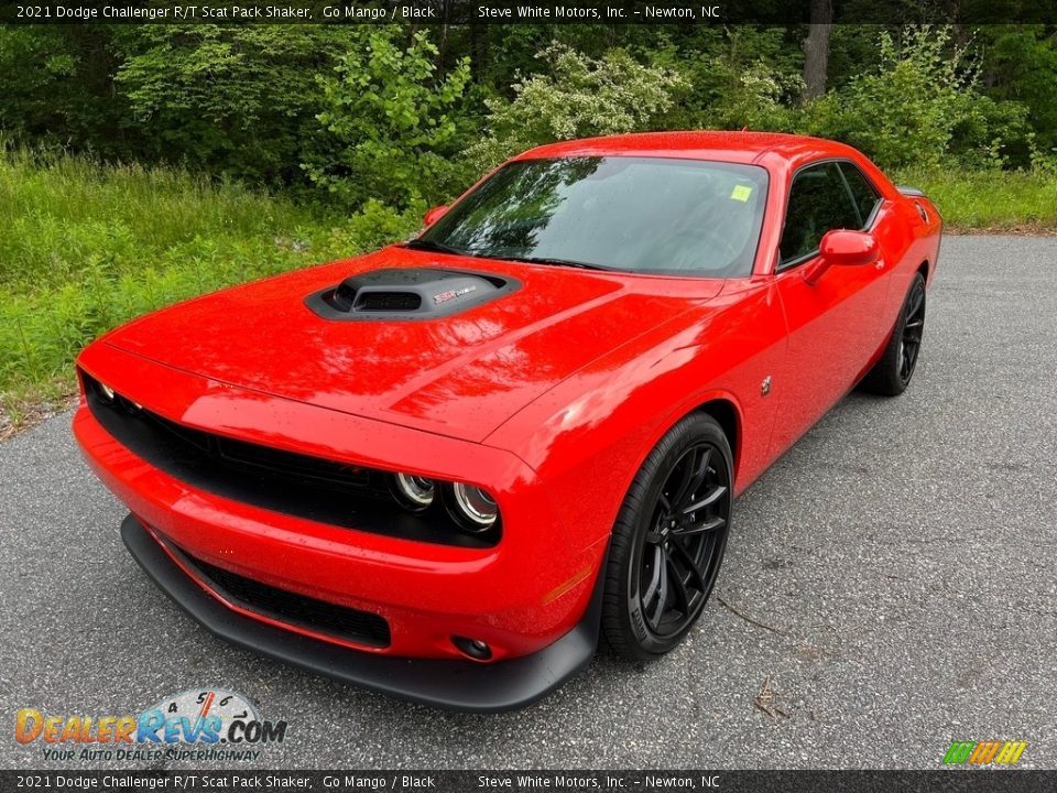 2021 Dodge Challenger R/T Scat Pack Shaker Go Mango / Black Photo #2