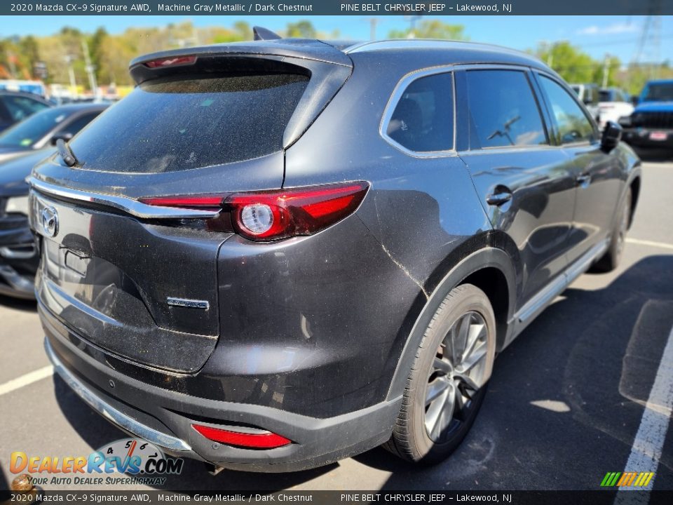 2020 Mazda CX-9 Signature AWD Machine Gray Metallic / Dark Chestnut Photo #3