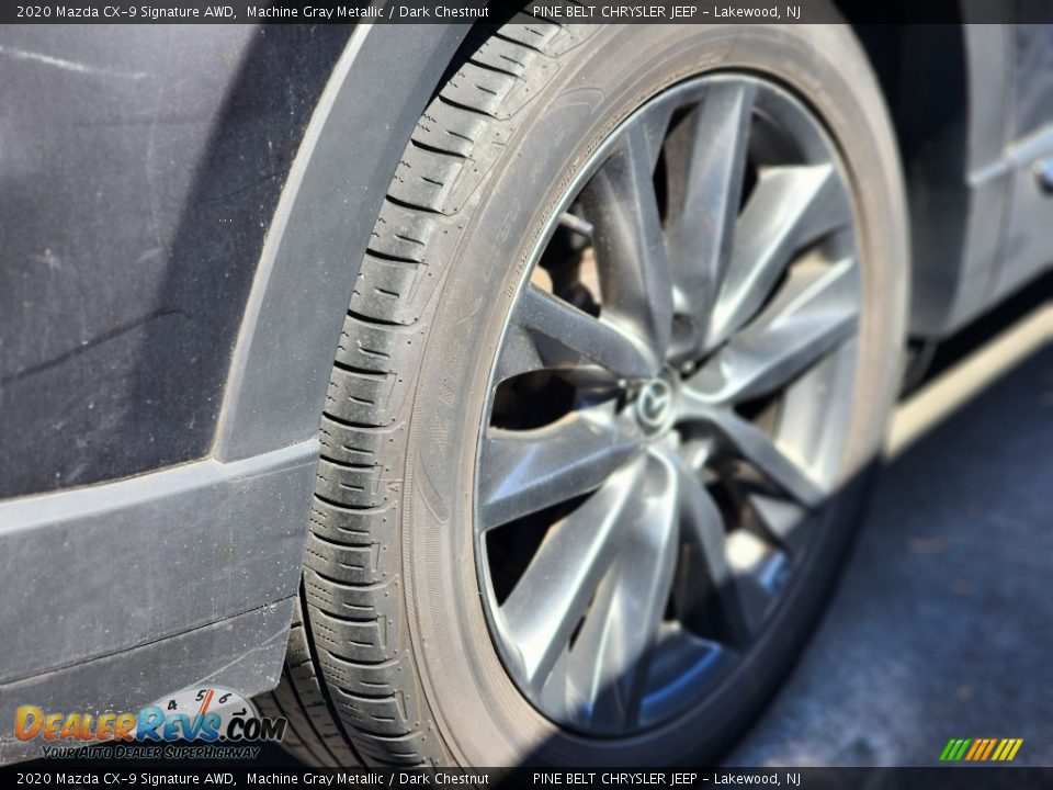 2020 Mazda CX-9 Signature AWD Machine Gray Metallic / Dark Chestnut Photo #6