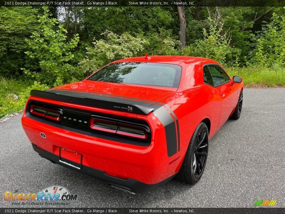 2021 Dodge Challenger R/T Scat Pack Shaker Go Mango / Black Photo #6