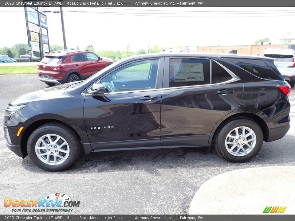 2023 Chevrolet Equinox LT AWD Mosaic Black Metallic / Jet Black Photo #7