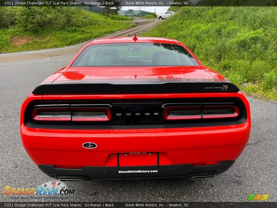 2021 Dodge Challenger R/T Scat Pack Shaker Go Mango / Black Photo #7