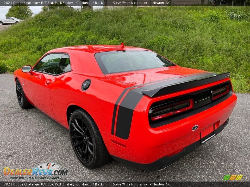 2021 Dodge Challenger R/T Scat Pack Shaker Go Mango / Black Photo #8