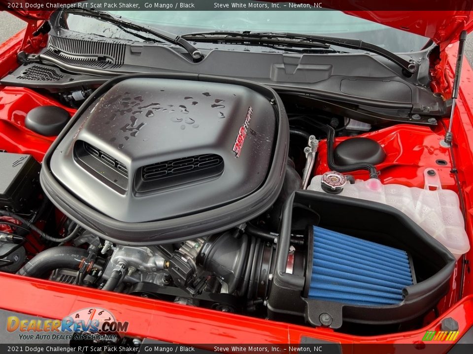 2021 Dodge Challenger R/T Scat Pack Shaker 392 SRT 6.4 Liter HEMI OHV-16 Valve VVT MDS V8 Engine Photo #9