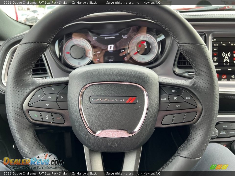 2021 Dodge Challenger R/T Scat Pack Shaker Steering Wheel Photo #17