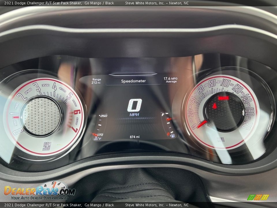 2021 Dodge Challenger R/T Scat Pack Shaker Gauges Photo #18