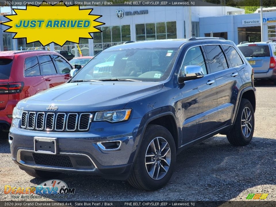 2020 Jeep Grand Cherokee Limited 4x4 Slate Blue Pearl / Black Photo #1