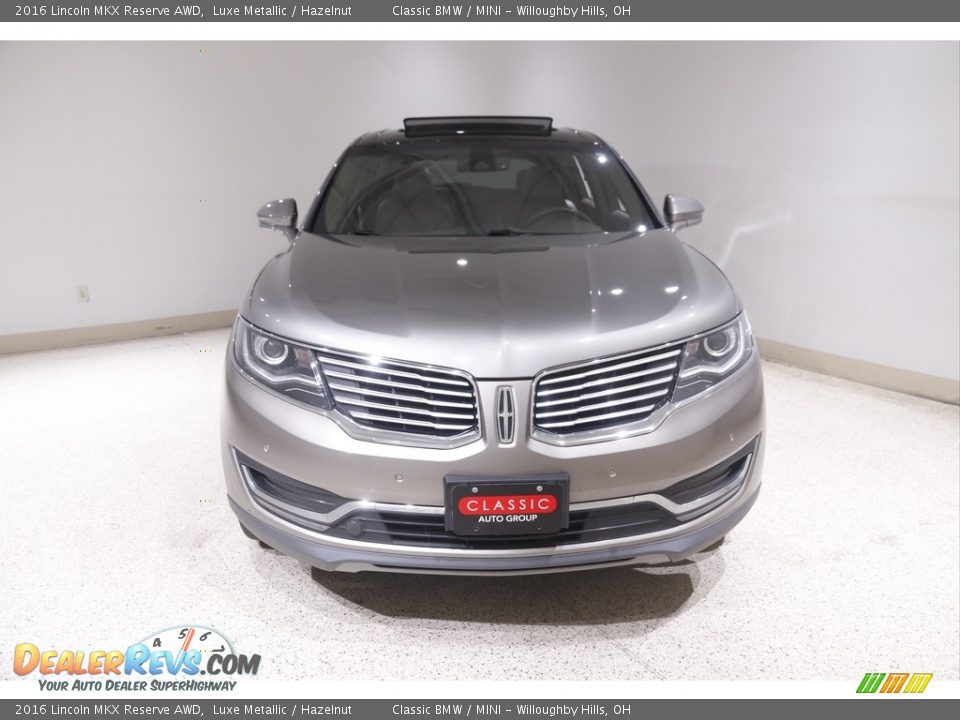 2016 Lincoln MKX Reserve AWD Luxe Metallic / Hazelnut Photo #2