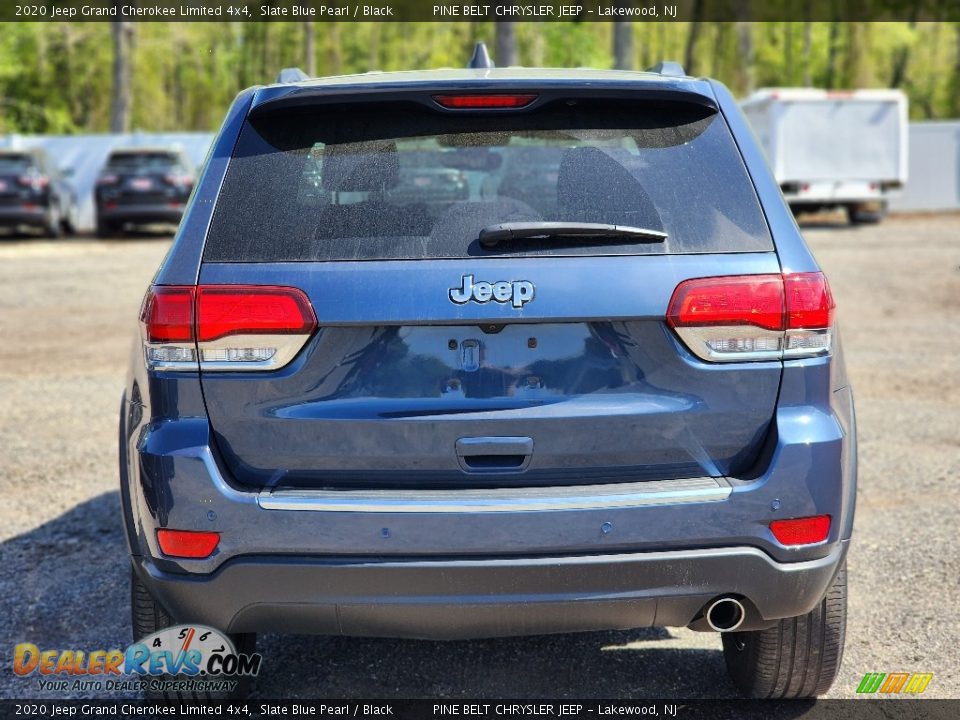 2020 Jeep Grand Cherokee Limited 4x4 Slate Blue Pearl / Black Photo #4