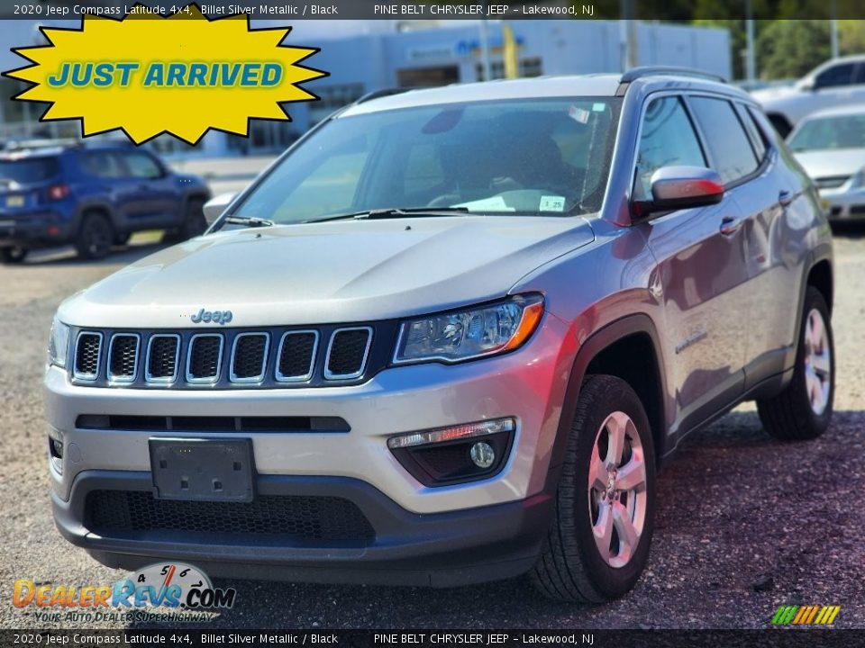 2020 Jeep Compass Latitude 4x4 Billet Silver Metallic / Black Photo #1