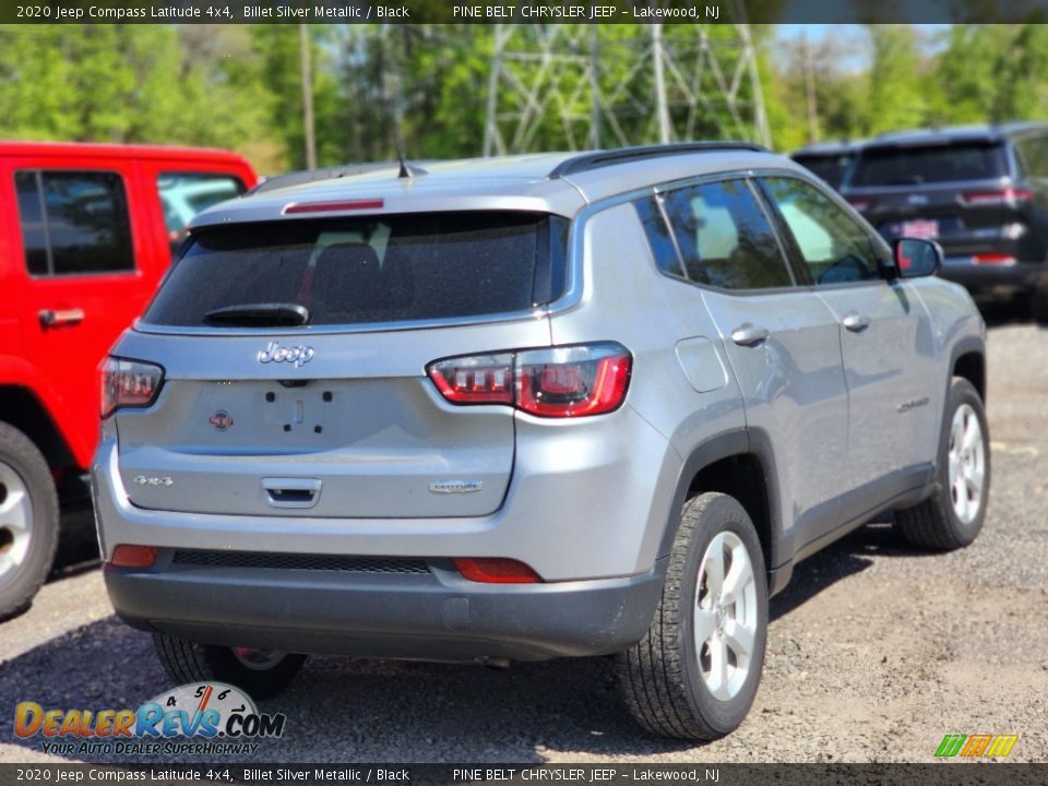 2020 Jeep Compass Latitude 4x4 Billet Silver Metallic / Black Photo #3