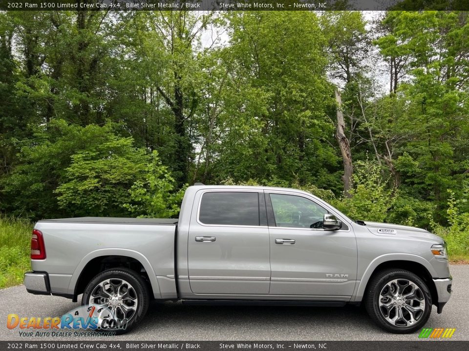 Billet Silver Metallic 2022 Ram 1500 Limited Crew Cab 4x4 Photo #6