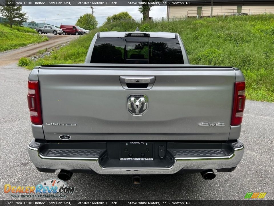 2022 Ram 1500 Limited Crew Cab 4x4 Billet Silver Metallic / Black Photo #8