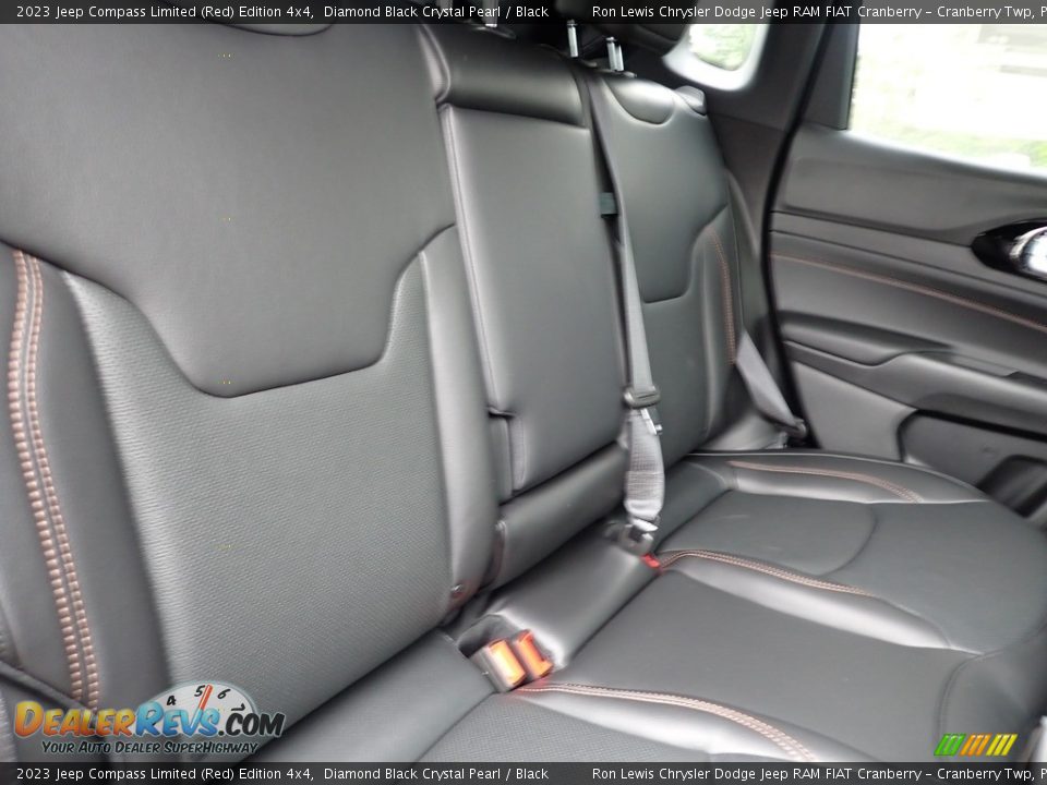 Rear Seat of 2023 Jeep Compass Limited (Red) Edition 4x4 Photo #11