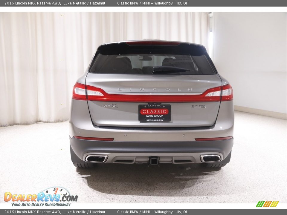 2016 Lincoln MKX Reserve AWD Luxe Metallic / Hazelnut Photo #21