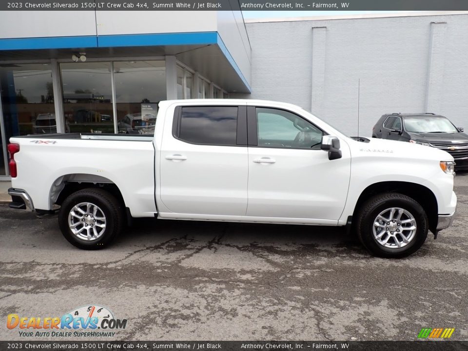 2023 Chevrolet Silverado 1500 LT Crew Cab 4x4 Summit White / Jet Black Photo #2