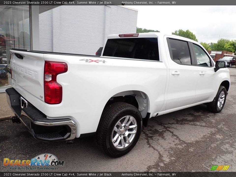 2023 Chevrolet Silverado 1500 LT Crew Cab 4x4 Summit White / Jet Black Photo #3