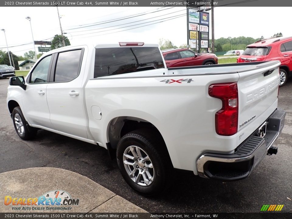 2023 Chevrolet Silverado 1500 LT Crew Cab 4x4 Summit White / Jet Black Photo #6