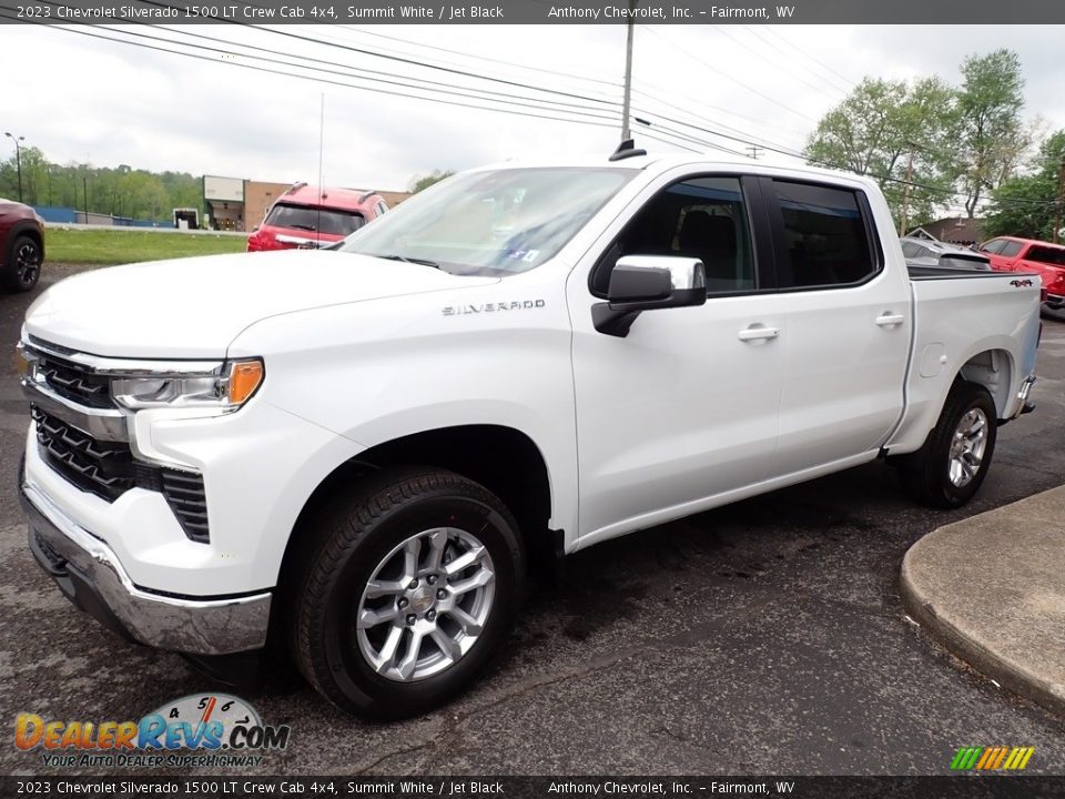 2023 Chevrolet Silverado 1500 LT Crew Cab 4x4 Summit White / Jet Black Photo #8