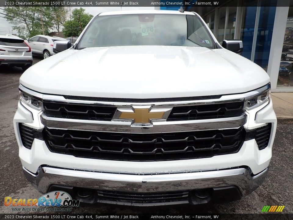 2023 Chevrolet Silverado 1500 LT Crew Cab 4x4 Summit White / Jet Black Photo #9