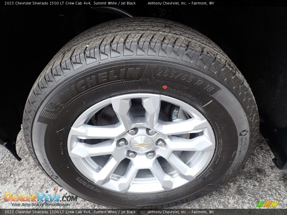 2023 Chevrolet Silverado 1500 LT Crew Cab 4x4 Summit White / Jet Black Photo #10